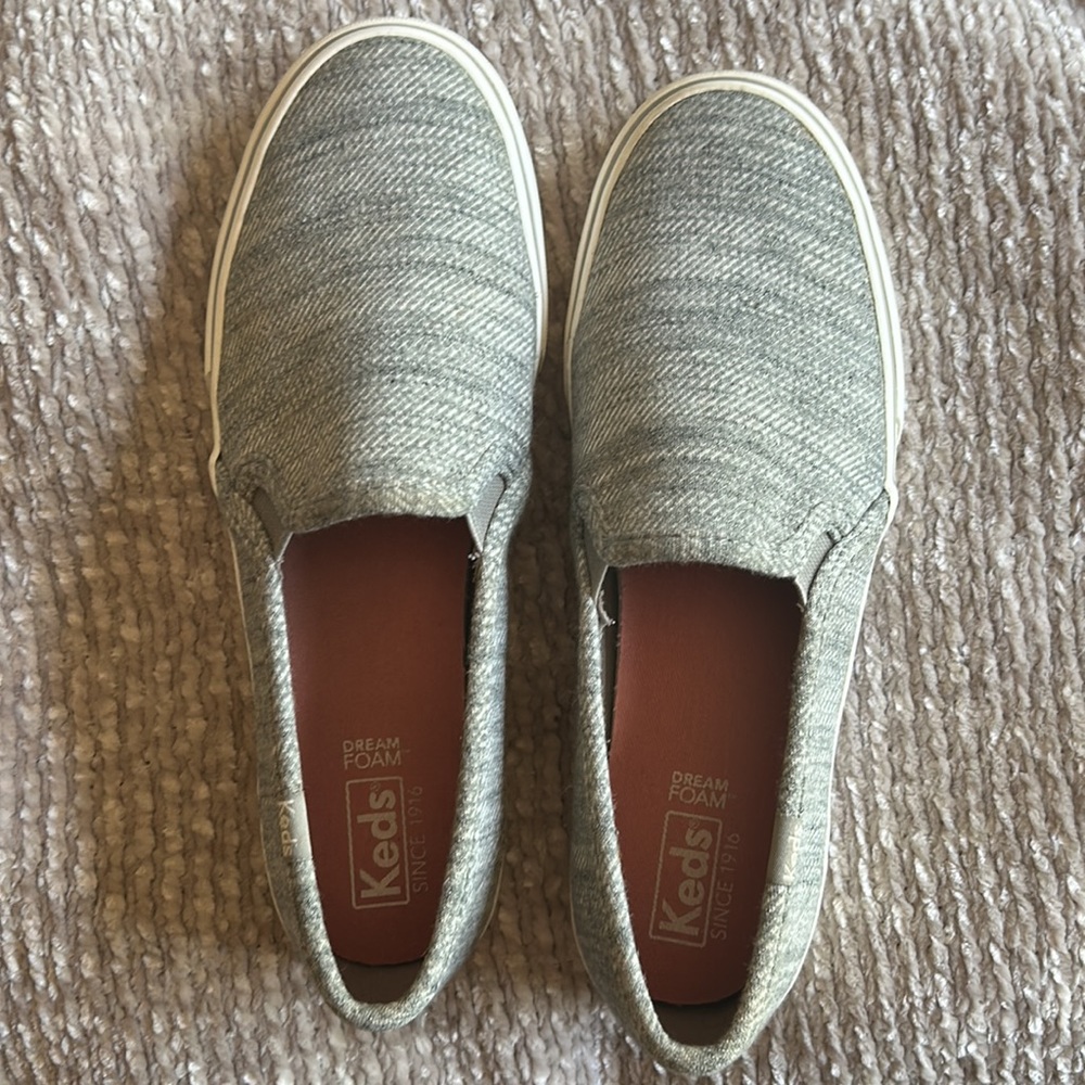 Keds Dream Foam Double Decker canvas slip-on shoes - women’s sz 7.5